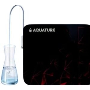 الفلتر التركي أكوا جلاس 6 مراحل غير قابل للصدأ بواجهة زجاجية أنيقة