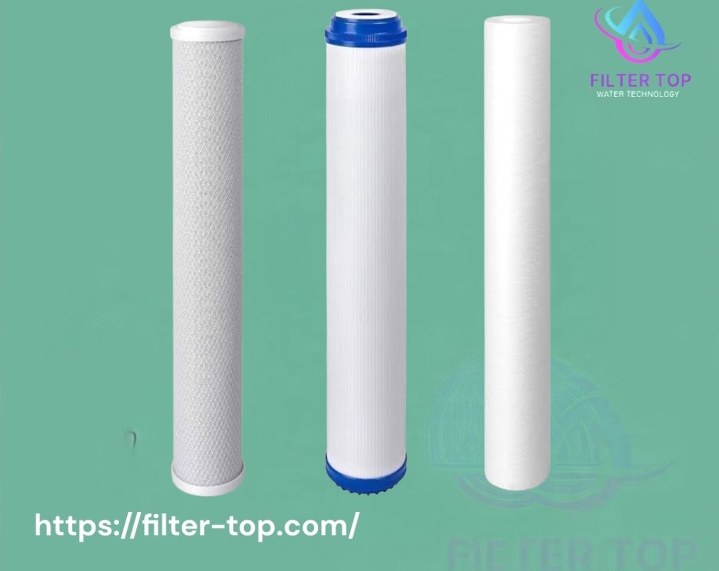 شمعات فلتر 20 بوصة للفلاتر المركزية العمومية ومحطات تحلية المياه تايواني ماركة فلوكس تك - الصورة 2