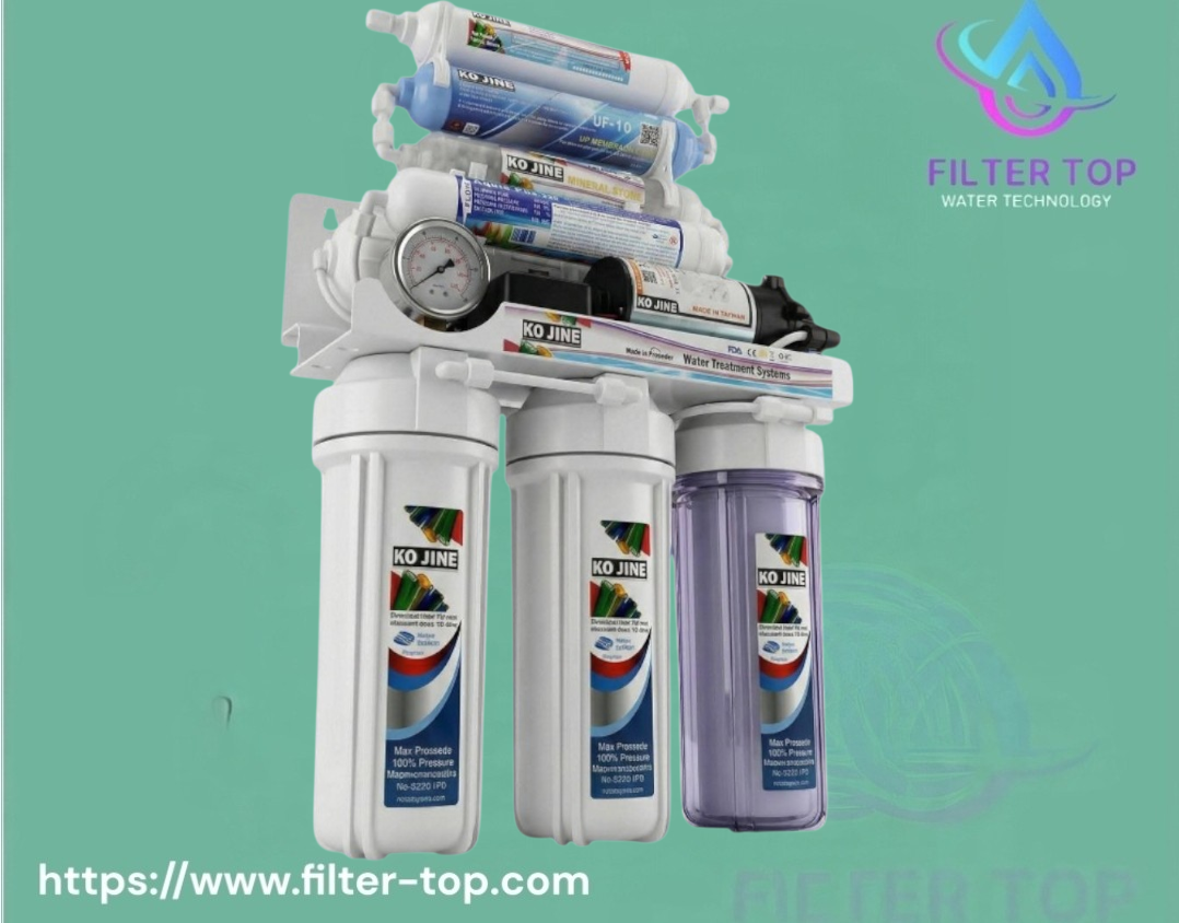 سعر فلتر كوجين 8 مراحل مزود بمرحلة UF الترافلتريشن تايواني تقفيل تايواني