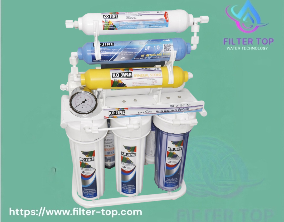 فلتر كوجين 8 مراحل تايواني شاسية استاند وعداد – بمواصفات عالمية - الصورة 4