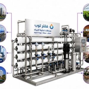 محطة تحلية مياه 75 متر مكعب يومياً للمشاريع الكبرى | فلتر توب